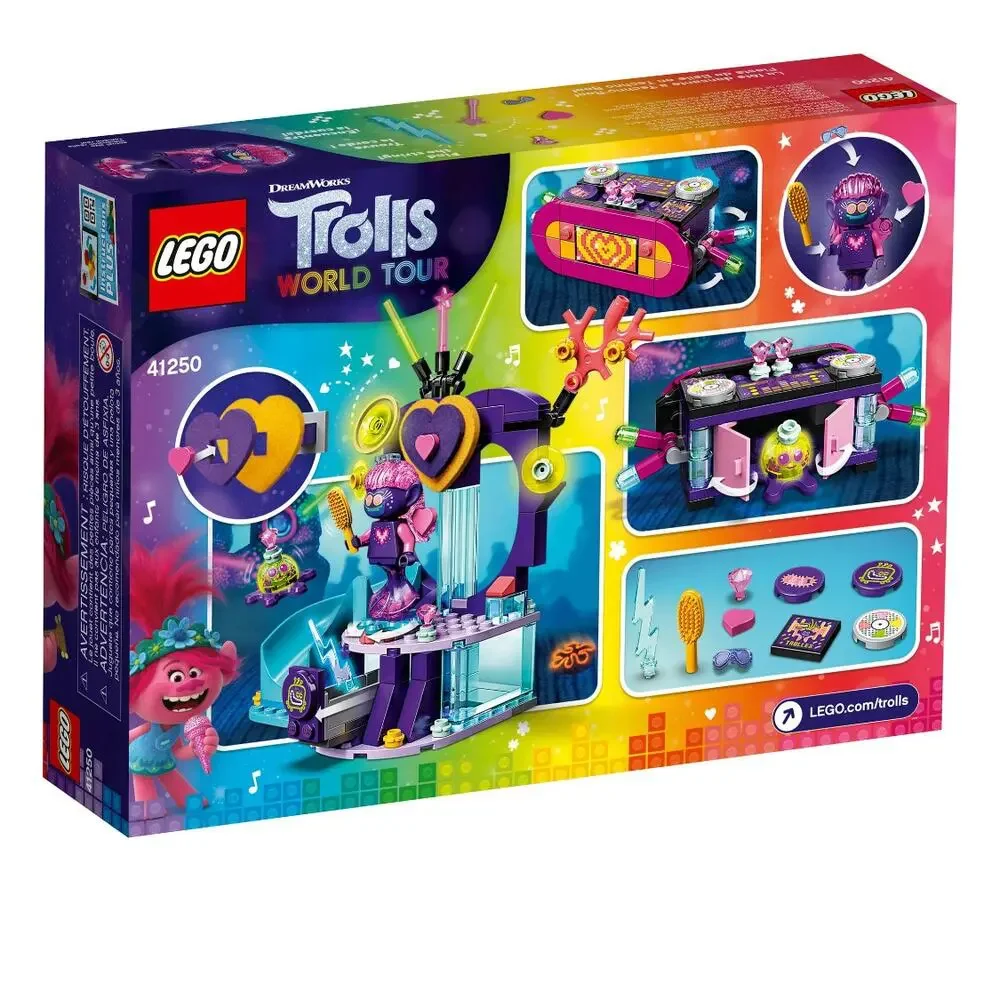New, Sealed, Retired, LEGO Trolls World Tour Techno Reef Dance Party 41250
